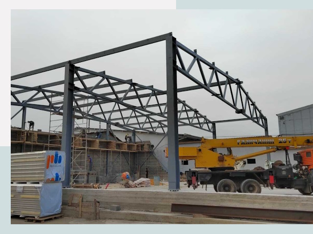 Строительство цехов в Владикавказе