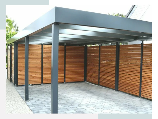 Навесы для парковки в Владикавказе