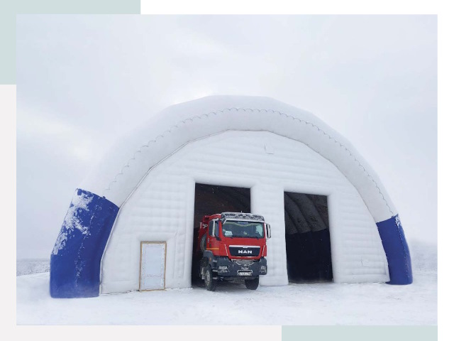 Мобильные ангары в Владикавказе