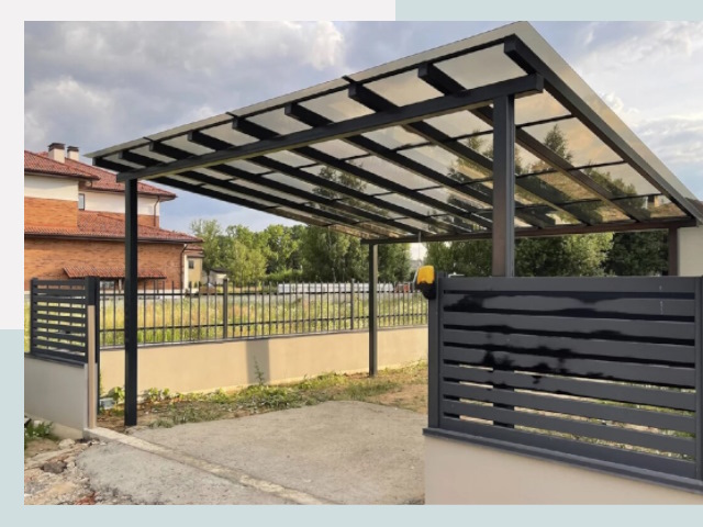 Металлические навесы в Владикавказ от 618 руб. за м²