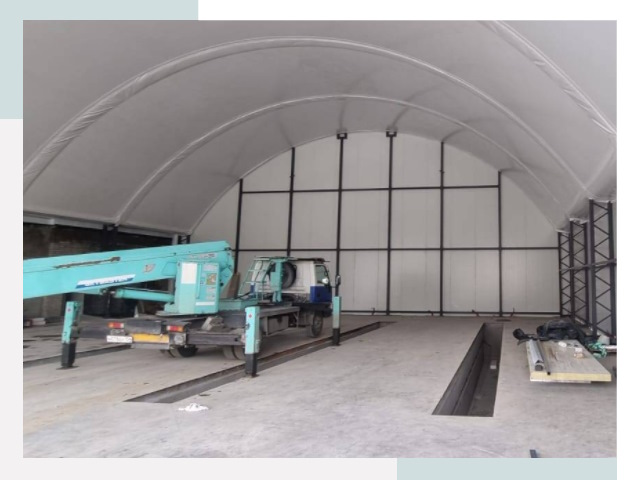 Внутреннее оснащение ангаров в Владикавказе