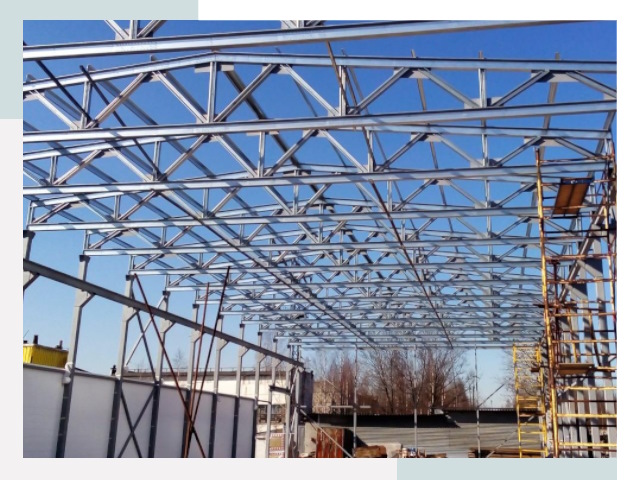 Металлокаркасы для складов в Владикавказе